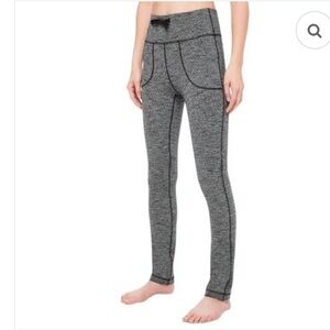 Lululemon Skinny Will Heathered herringbone leggings size 6 with 32 inch…